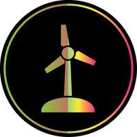 Turbine Glyph Due Color Icon vector