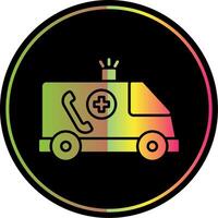Emergency Glyph Due Color Icon vector