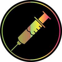 Injection Glyph Due Color Icon vector