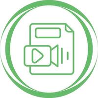 Video File Vector Icon