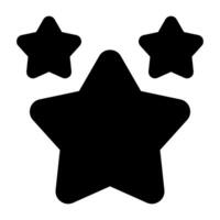 icono de vector de estrella