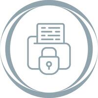 Secure Folder Vector Icon