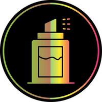 Deodorant Glyph Due Color Icon vector