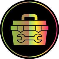 Toolbox Glyph Due Color Icon vector