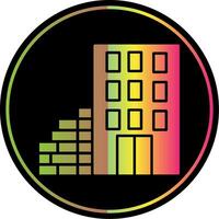 Brick Glyph Due Color Icon vector