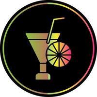 Cocktail Glyph Due Color Icon vector