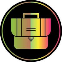 Suitcase Glyph Due Color Icon vector