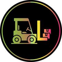 ForkLifter Glyph Due Color Icon vector