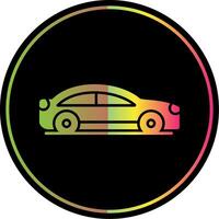 Car Glyph Due Color Icon vector