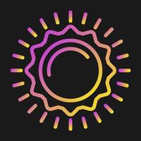 Sun Vector Icon