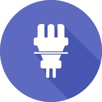 icono de vector de enchufe