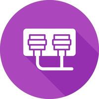 icono de vector de enchufe