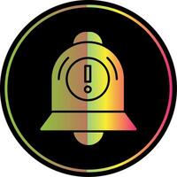 Notification Glyph Due Color Icon vector