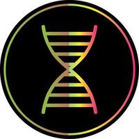DNA Glyph Due Color Icon vector