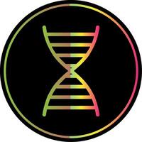 DNA Glyph Due Color Icon vector