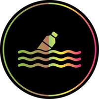 Floating Glyph Due Color Icon vector