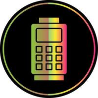 Card Reader Glyph Due Color Icon vector