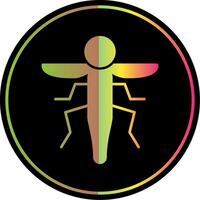 Insect Glyph Due Color Icon vector