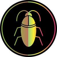 Cockroach Glyph Due Color Icon vector