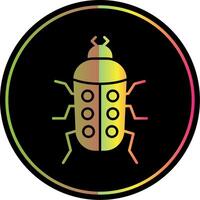 Insect Glyph Due Color Icon vector