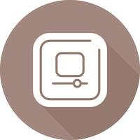 Video Stop Square Vector Icon