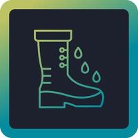 Rainboot Vector Icon