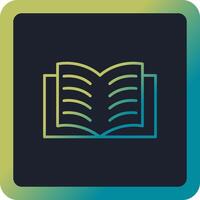 Open Book Vector Icon