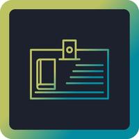 Library Card Vector Icon