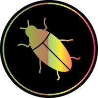 Cockroach Glyph Due Color Icon vector