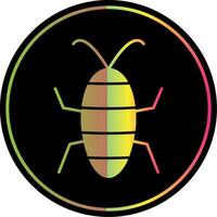 Cicada Glyph Due Color Icon vector