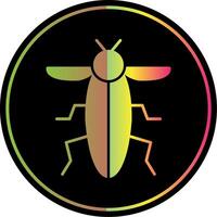 Insect Glyph Due Color Icon vector