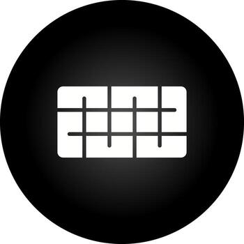 icono de vector de cuadrícula