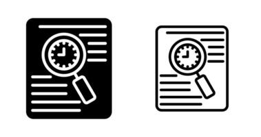 Document Tracking Vector Icon