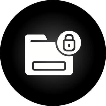 documento cifrado vector icono