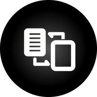 Document Migration Vector Icon