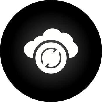 icono de vector de sincronización