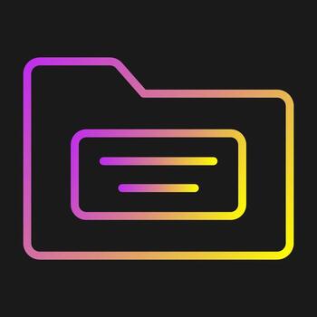 File Folder Vector Icon