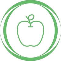 icono de vector de manzana