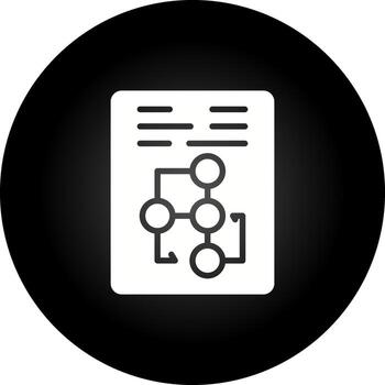 Document Workflow Vector Icon