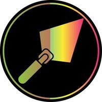 Trowel Glyph Due Color Icon vector