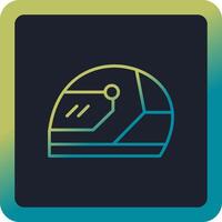 Racing Helmet Vector Icon