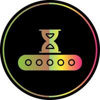 Waiting Glyph Due Color Icon vector