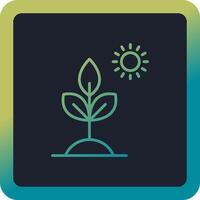 Biology Plant Vector Icon