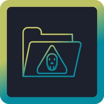 icono de vector de carpeta