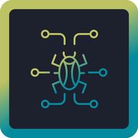 Digital virus Vector Icon