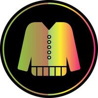 Sweater Glyph Due Color Icon vector