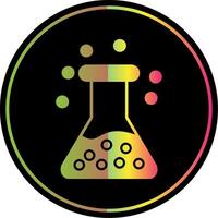 Flask Glyph Due Color Icon vector