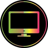 Secreen Glyph Due Color Icon vector