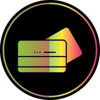 Card Payment Glyph Due Color Icon vector