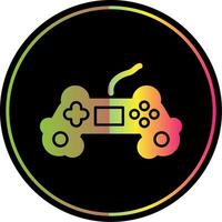 Game Controller Glyph Due Color Icon vector